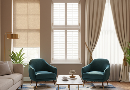 Custom Blinds, Curtains, Shutters Design